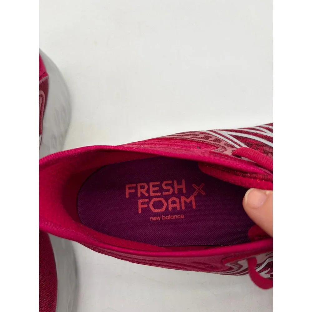 New Balance Fresh Foam Beacon v3 Red Running Shoes New Mens 7.5Womens 9 MBECNRW3